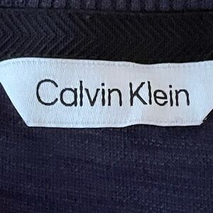calvin klein long sleeve navy pull over